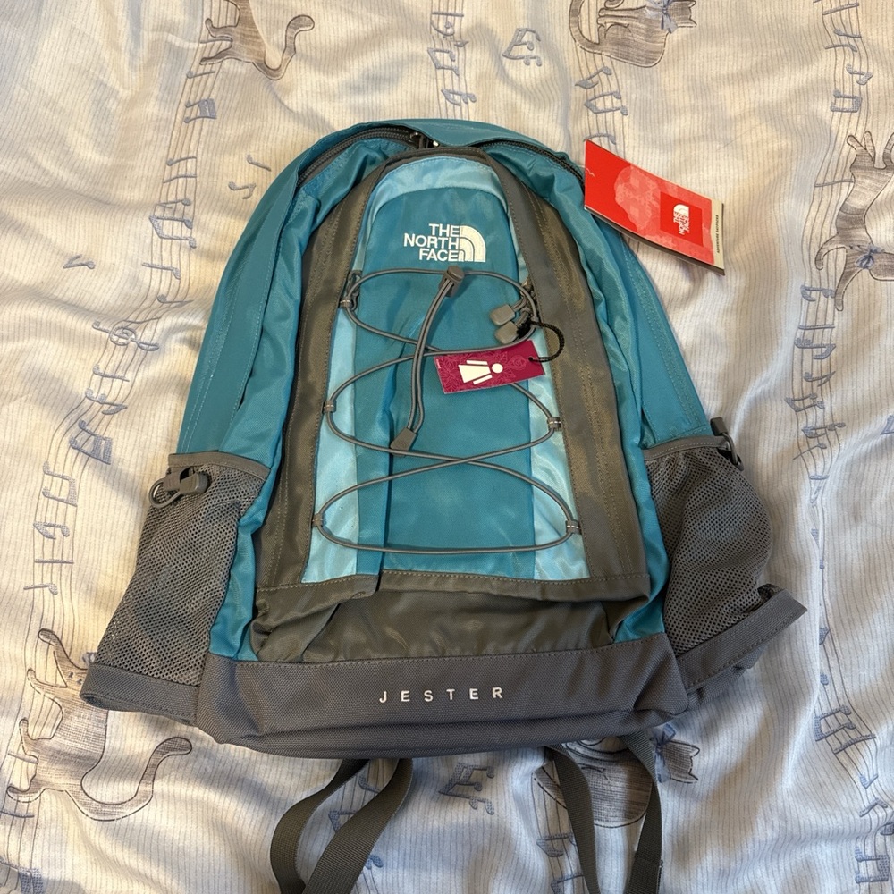 The North Face Women’s Jester Backpack - Zinc Gray and Diamond Blue